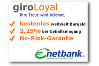 Netbank GiroLoyal Zinssenkung