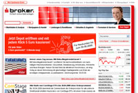 Website des Sparkassen Brokers