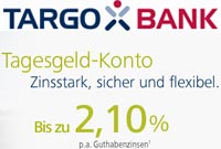 Neukunden Aktion beim Targobank Tagesgeld